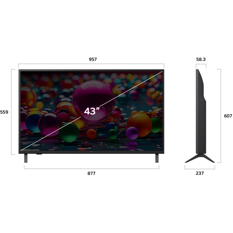 Телевизор LG 43UA75006LA