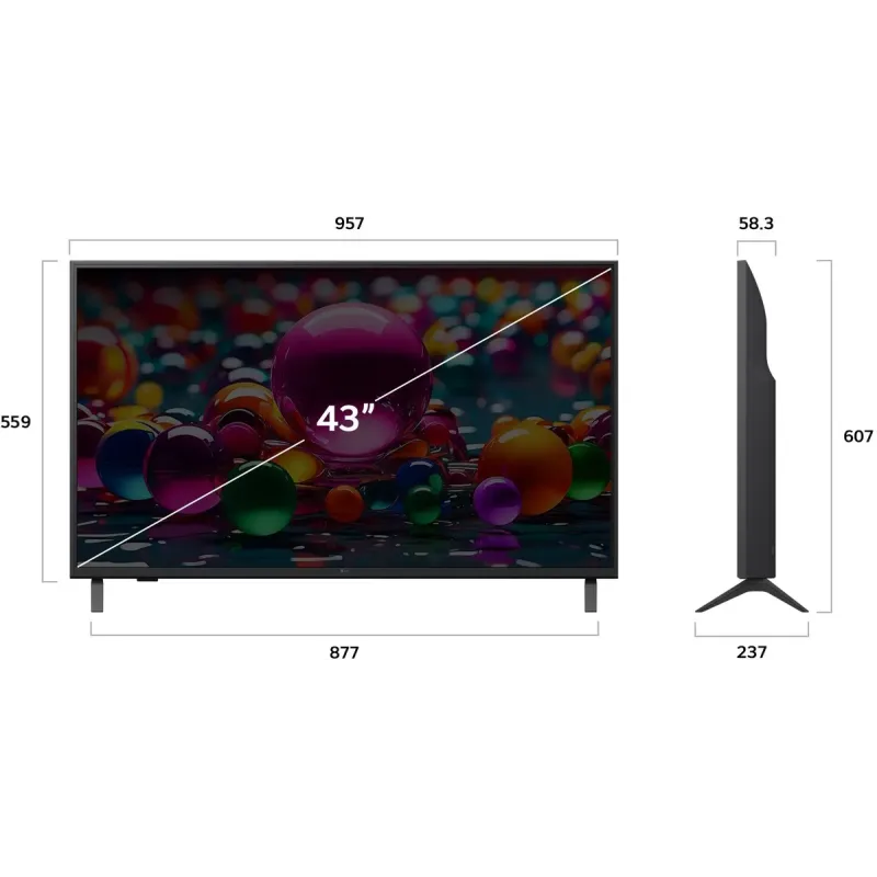 Телевизор LG 43UA75006LA