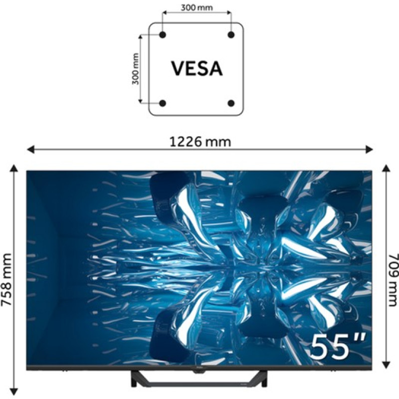 Телевізор Haier H55S80FUX
