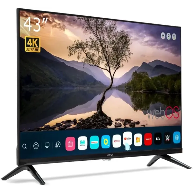 Телевизор Vinga S43UHD25BWEB