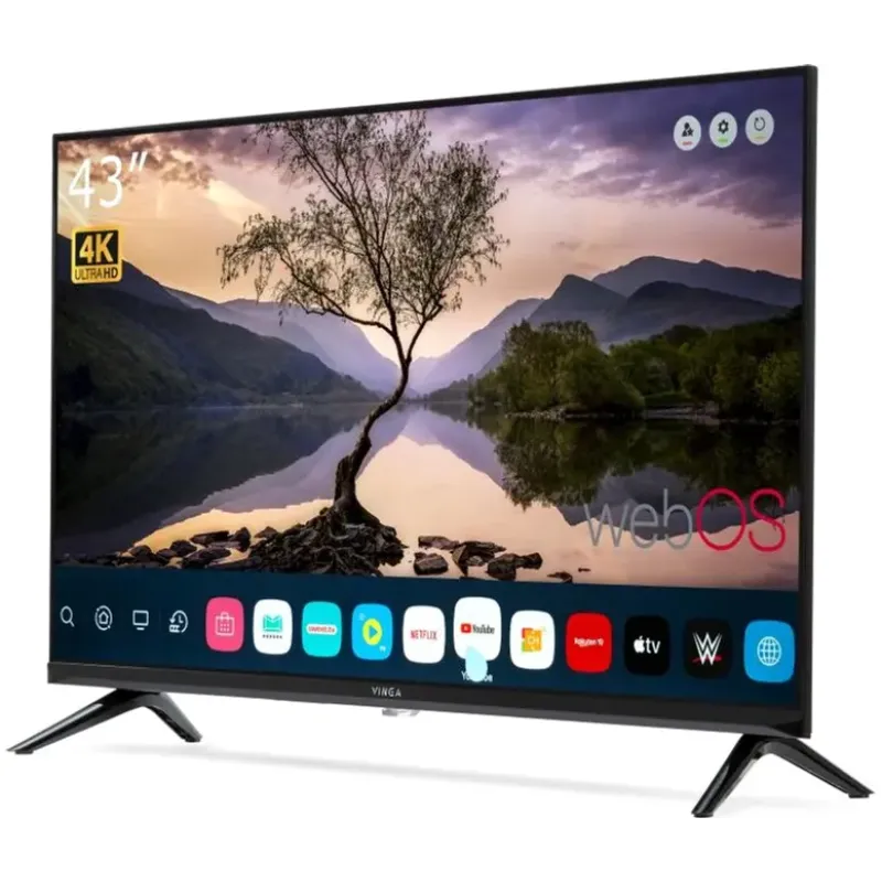 Телевизор Vinga S43UHD25BWEB