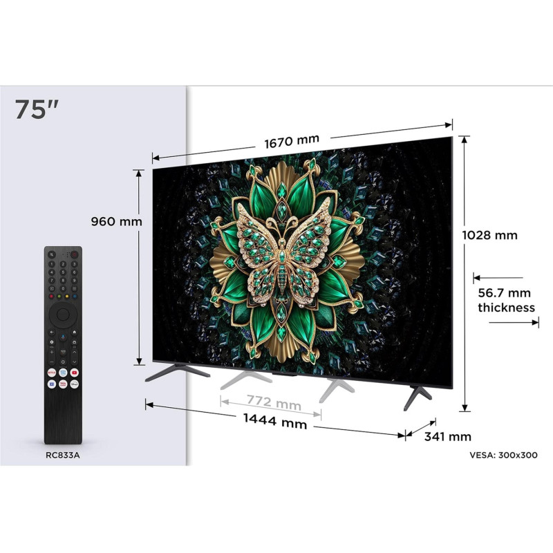 Телевизор TCL 75C61KS