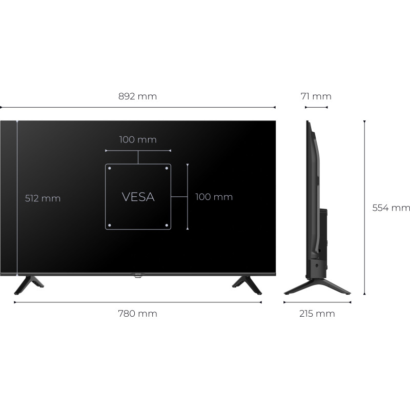 Телевизор Kivi 40F9000HB