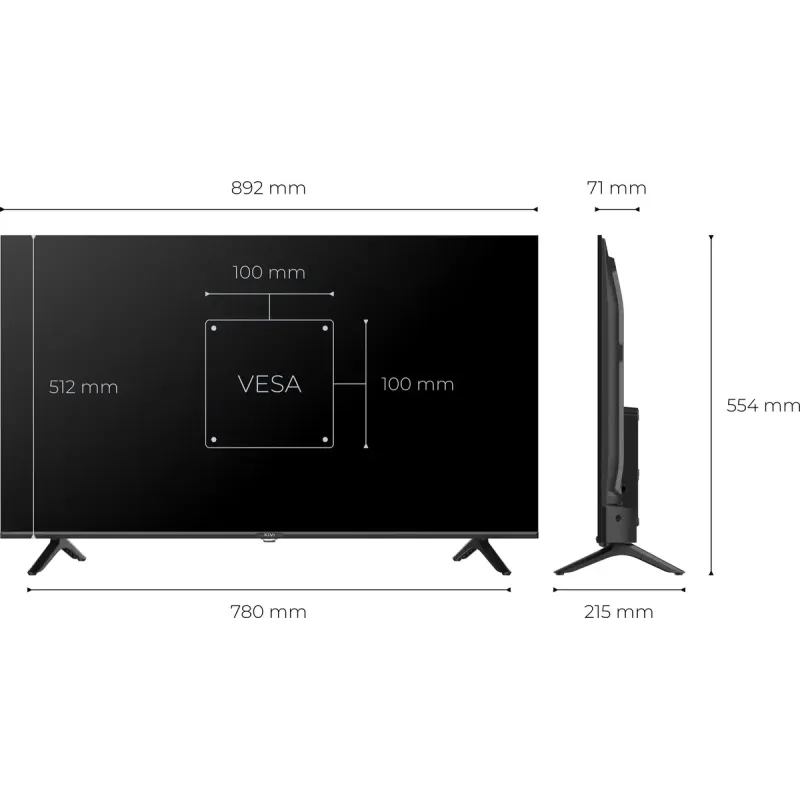 Телевізор Kivi 40F9000HB
