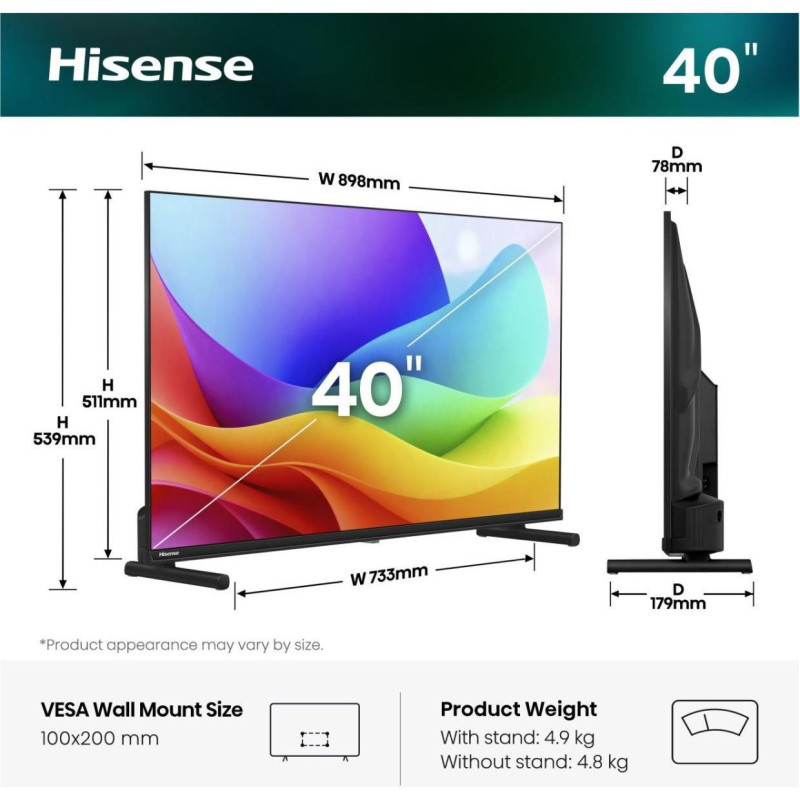 Телевізор Hisense 40A5S