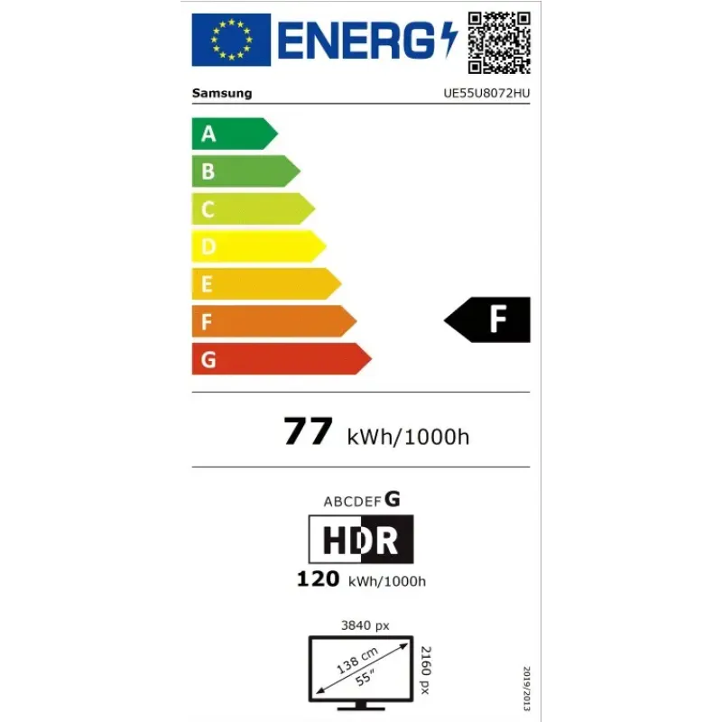 Телевізор Samsung UE55U8072H