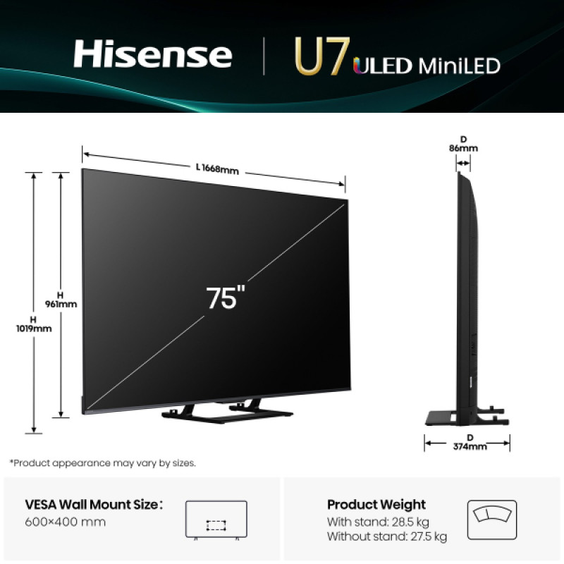 Телевизор Hisense 75U7Q
