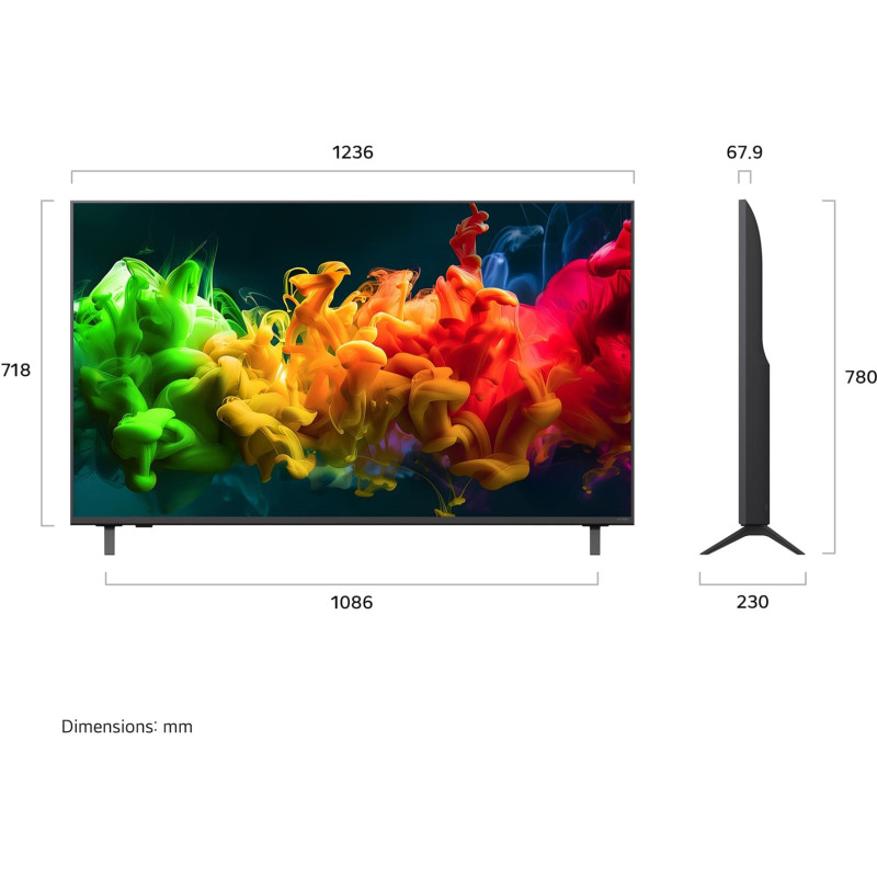 Телевизор LG 55QNED80B6B
