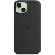 Чохол для смартфона Apple iPhone 15 Silicone Case with MagSafe - Black (MT0J3)