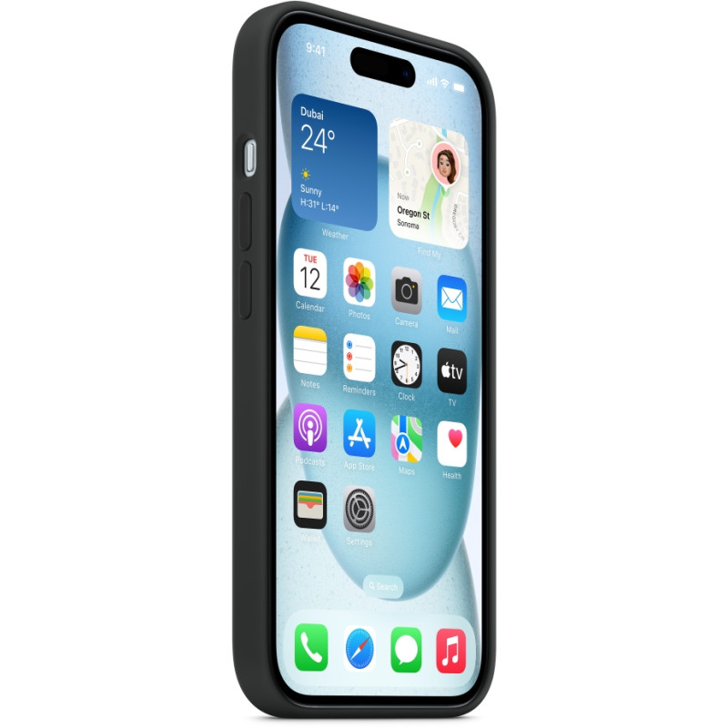 Чохол для смартфона Apple iPhone 15 Silicone Case with MagSafe - Black (MT0J3)