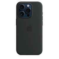 Чехол для смартфона Apple iPhone 15 Pro Max Silicone Case with MagSafe - Black (MT1M3)