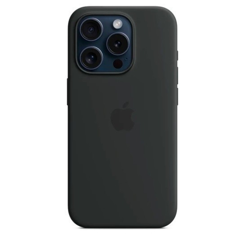 Чехол для смартфона Apple iPhone 15 Pro Max Silicone Case with MagSafe - Black (MT1M3)