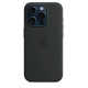 Чехол для смартфона Apple iPhone 15 Pro Max Silicone Case with MagSafe - Black (MT1M3)