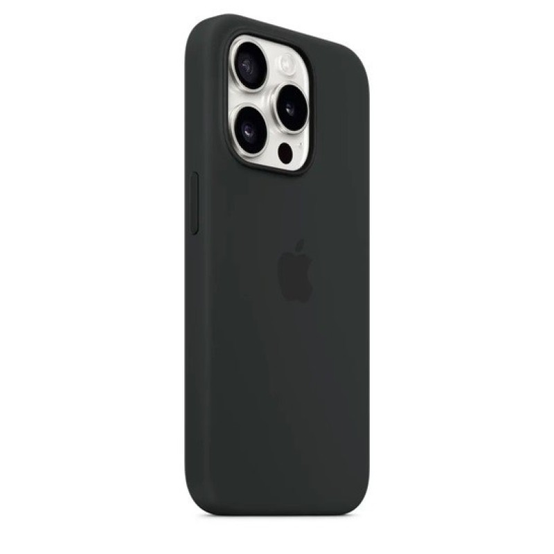 Чехол для смартфона Apple iPhone 15 Pro Max Silicone Case with MagSafe - Black (MT1M3)
