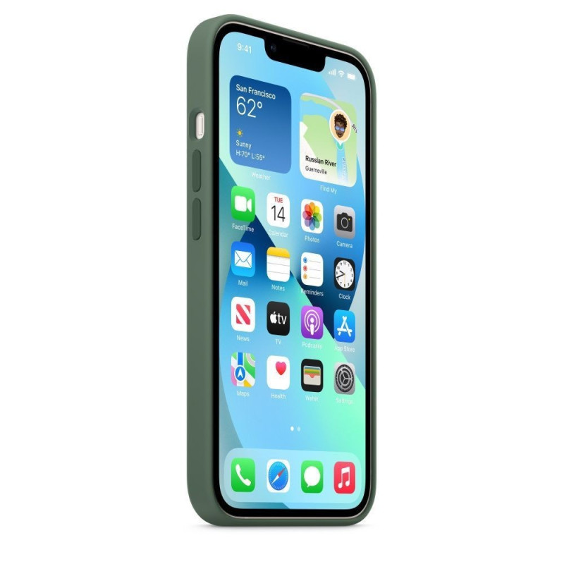 Чехол для смартфона Apple iPhone 13 Pro Max Silicone Case with MagSafe - Eucalyptus (MN6C3)
