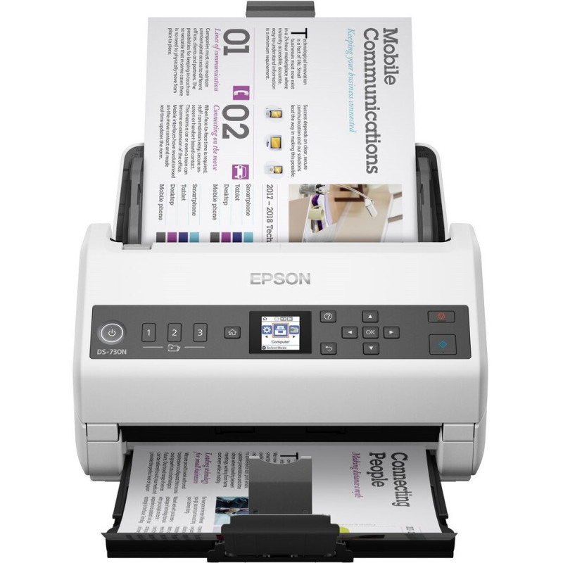 Сканер Epson WorkForce DS-730N (B11B259401)