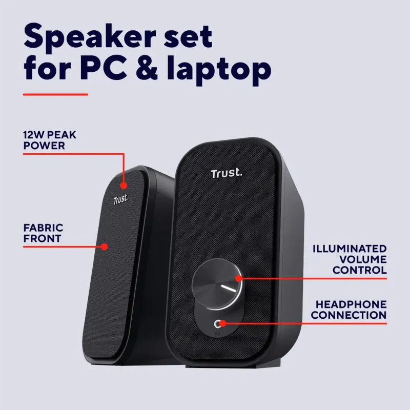 Акустика Trust Ador 2.0 Speaker Set (25670)