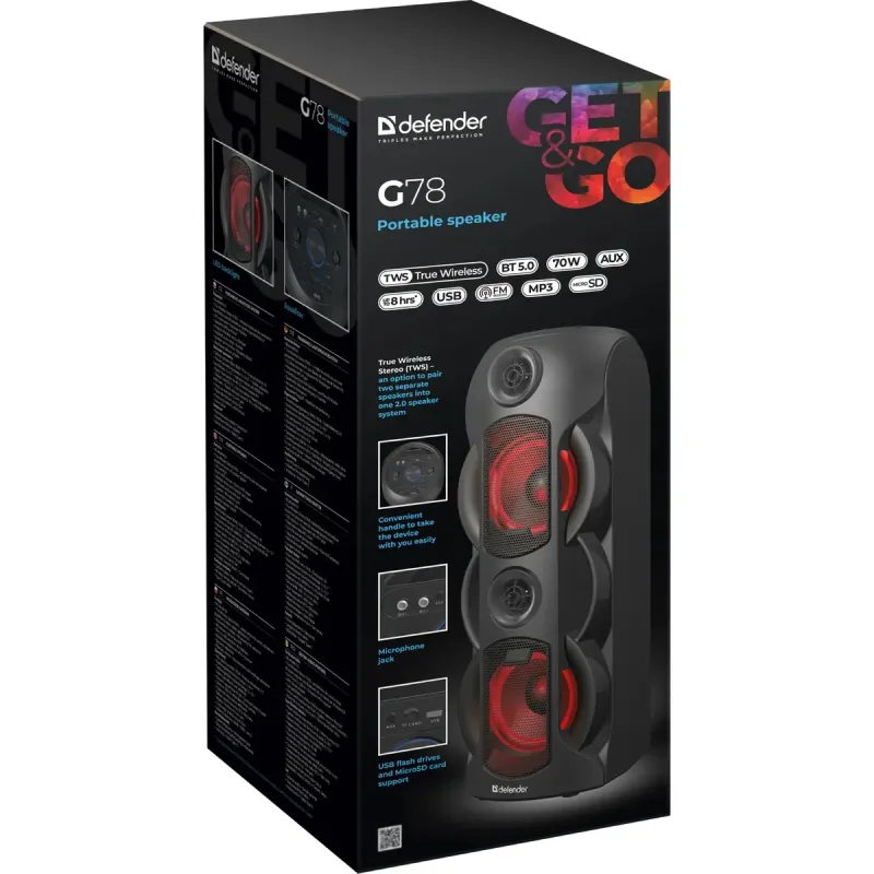 Акустика Defender G78 Black (65178)