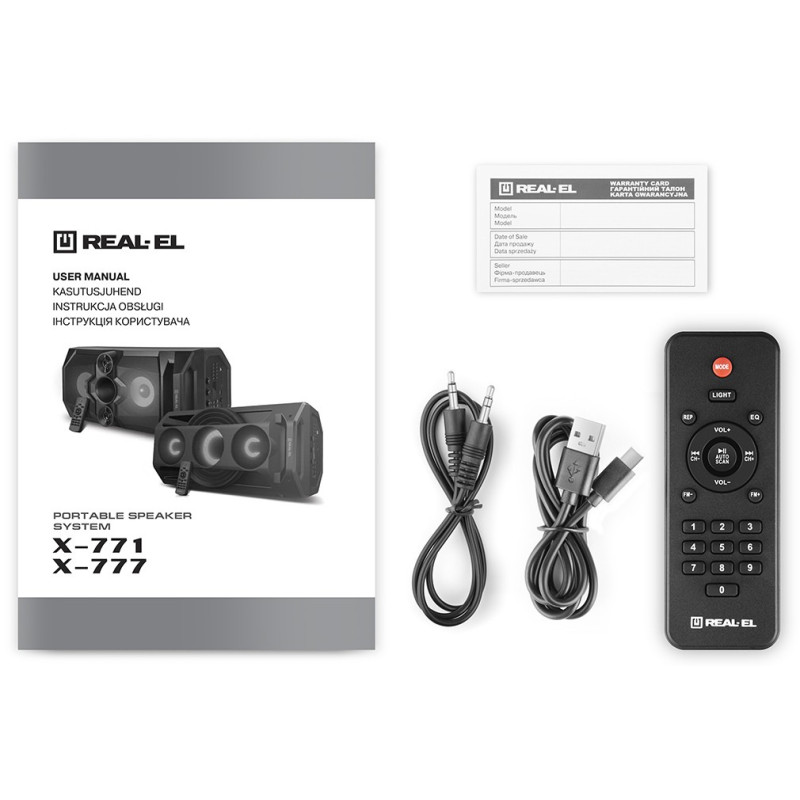 REAL-EL X-777 Black (EL121600019)
