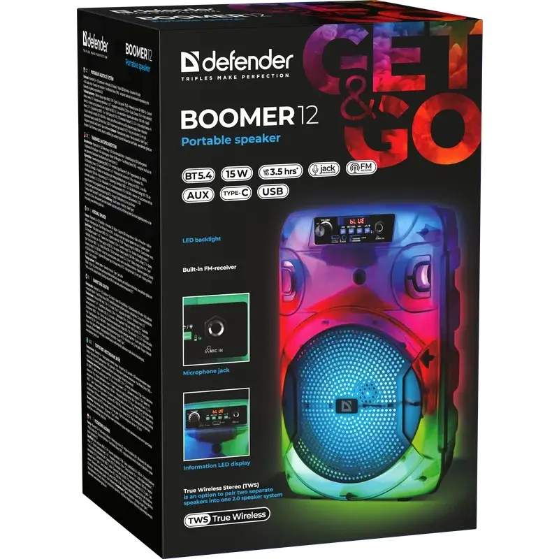 Акустика Defender Boomer 12 (65412)