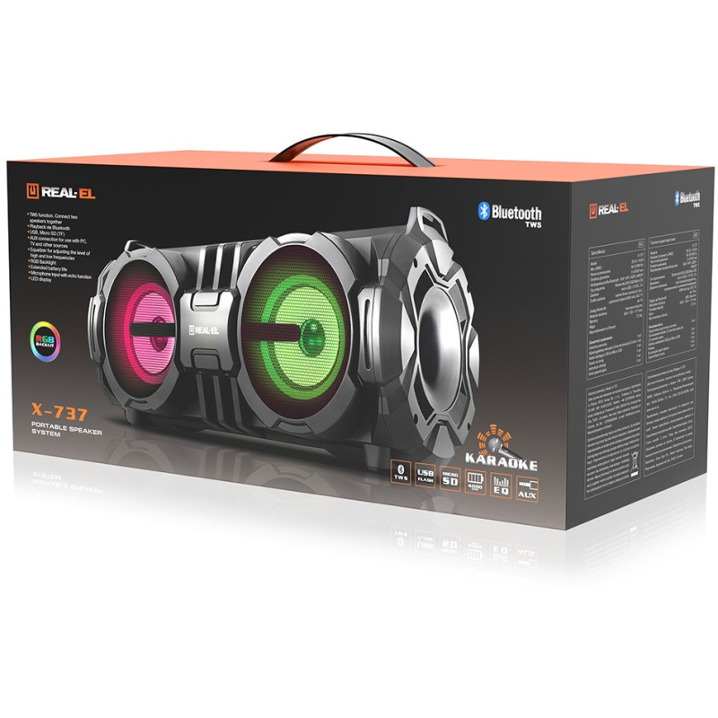 REAL-EL X-737 Black (EL121600016)