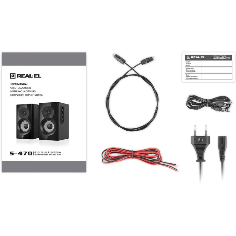 Акустика REAL-EL S-470 Black (EL121200018)