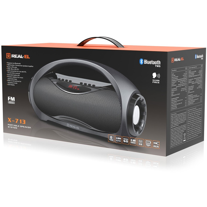 REAL-EL X-713 Black (EL121600014)