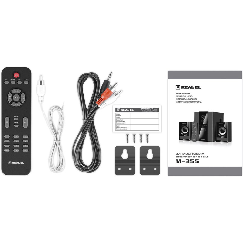 Акустика REAL-EL M-355 Black (EL121300015)
