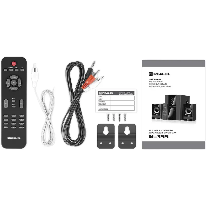 Акустика REAL-EL M-355 Black (EL121300015)