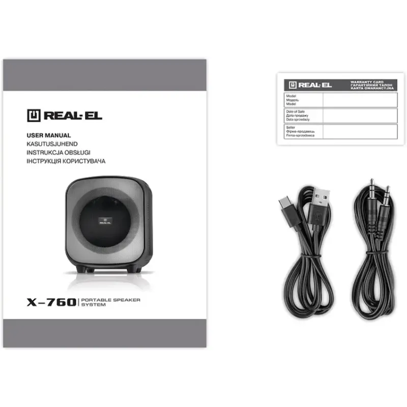 Акустика REAL-EL X-760 Black (EL121600029)