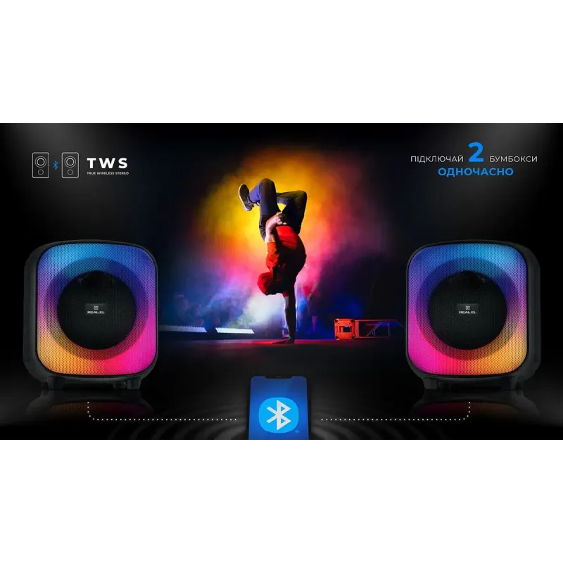 Акустика REAL-EL X-760 Black (EL121600029)