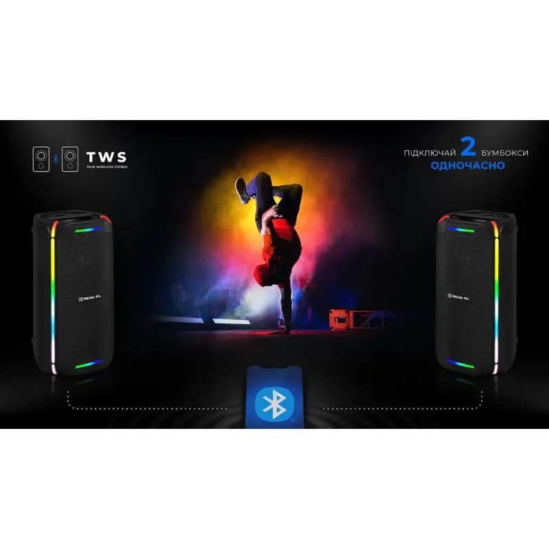 Акустика REAL-EL X-775 Black (EL121600032)