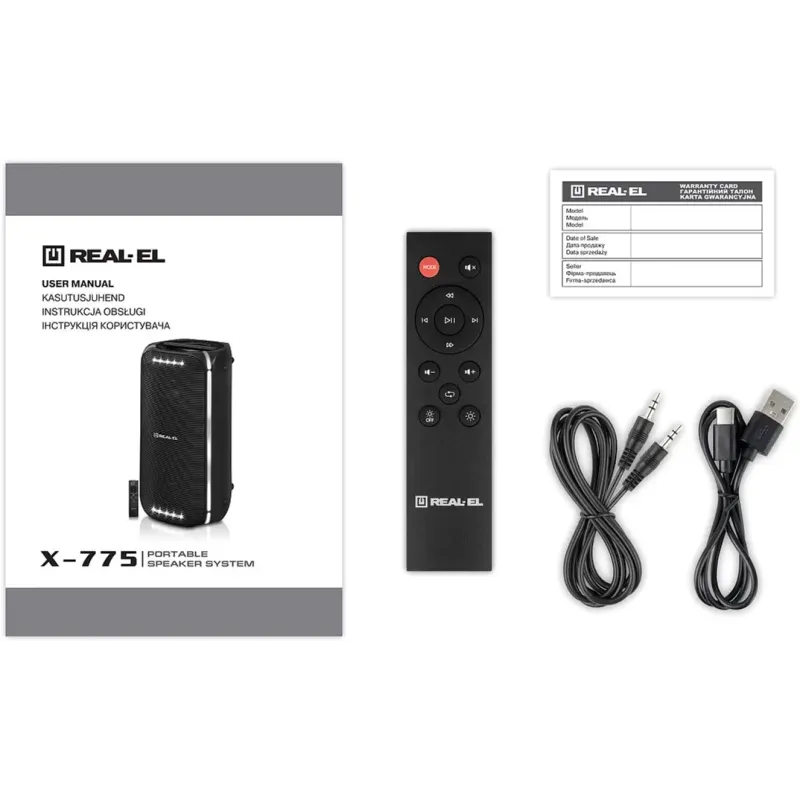 Акустика REAL-EL X-775 Black (EL121600032)