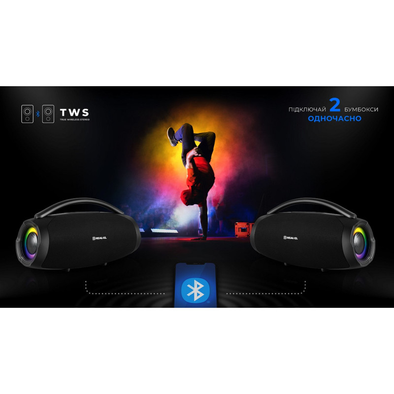 Акустика REAL-EL X-755 Black (EL121600031)