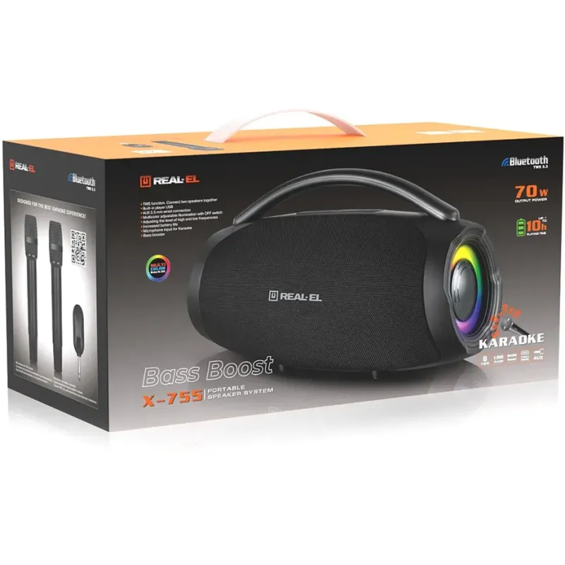 Акустика REAL-EL X-755 Black (EL121600031)