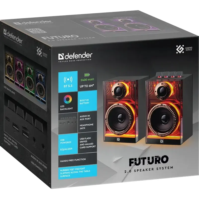 Акустика Defender Futuro Black (65087)