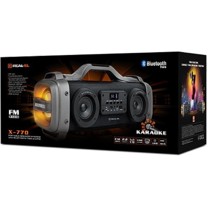REAL-EL X-770 Black (EL121600004)