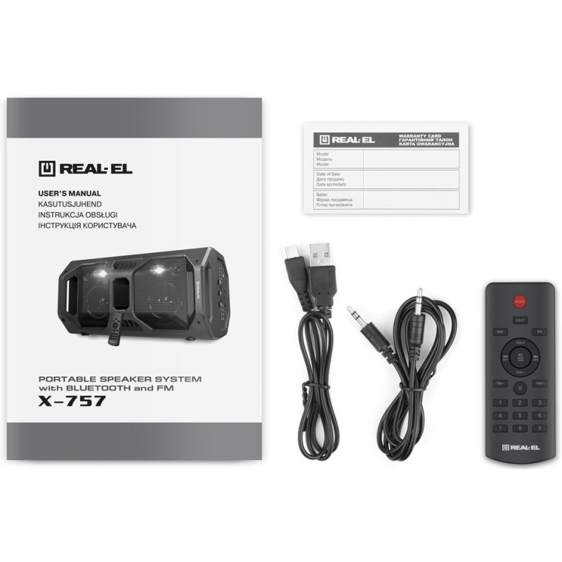 REAL-EL X-757 Black (EL121600007)