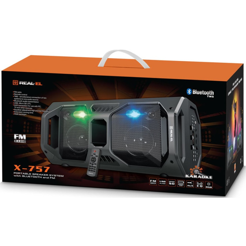 REAL-EL X-757 Black (EL121600007)