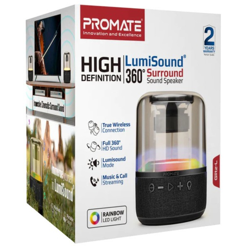 Акустика Promate Glitz-L Red (glitz-l.red)