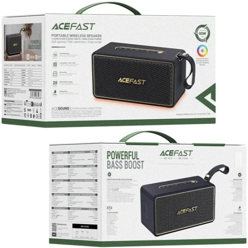 Акустика Acefast K3 Max Black (6974316285038)