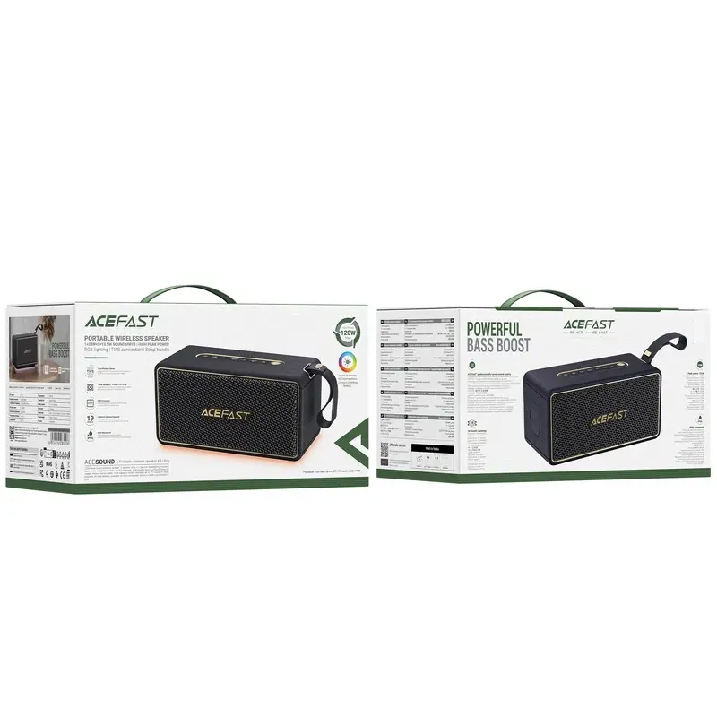 Акустика Acefast K3 Ultra Black (6974316285106)