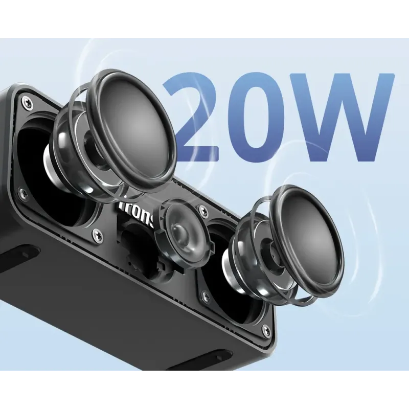 Акустика Tronsmart T2 Plus Upgraded Black (1019754)