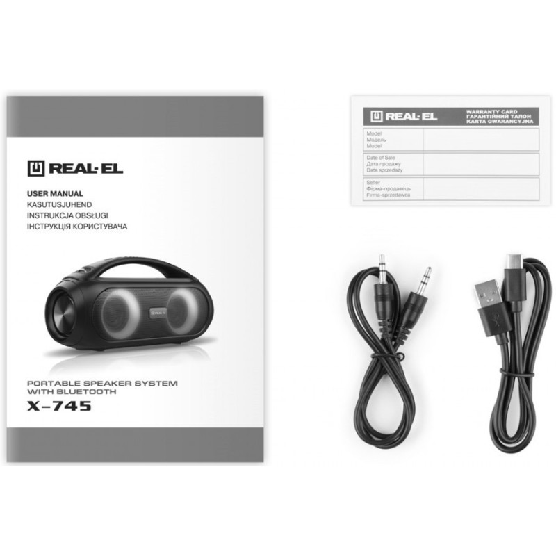 REAL-EL X-745 Black (EL121600012)