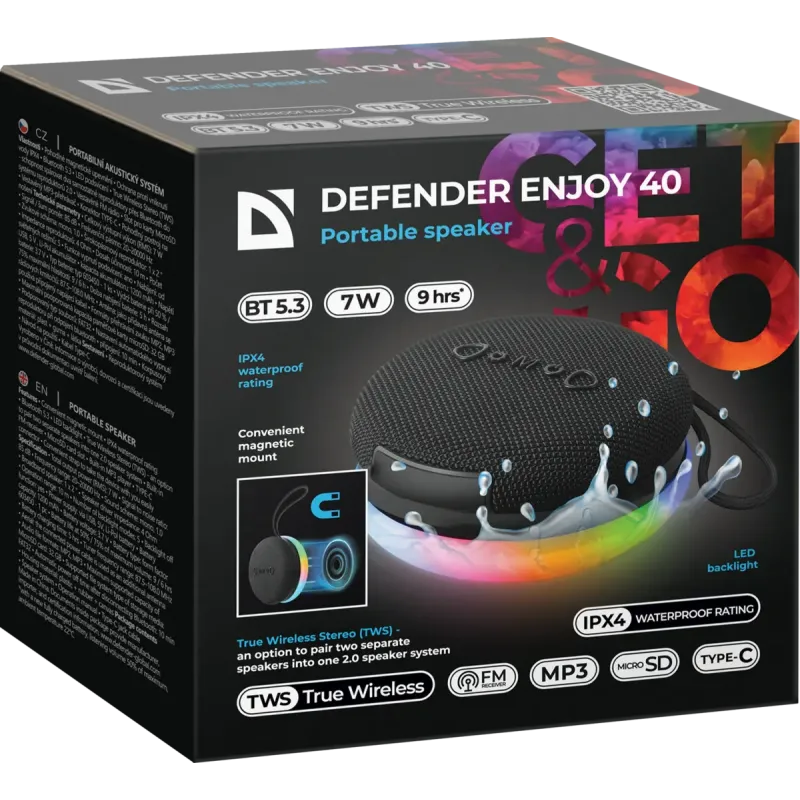 Акустика Defender Enjoy 40 Black (65141)