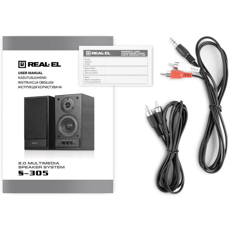 REAL-EL S-305 Black (EL121200012)
