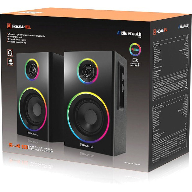REAL-EL S-410 Black (EL121200016)