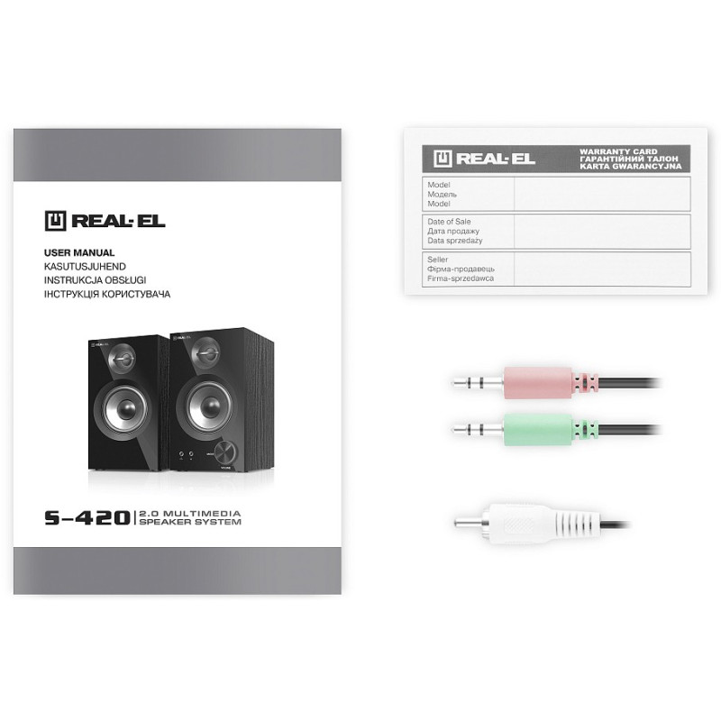 REAL-EL S-420 Black (EL121200011)