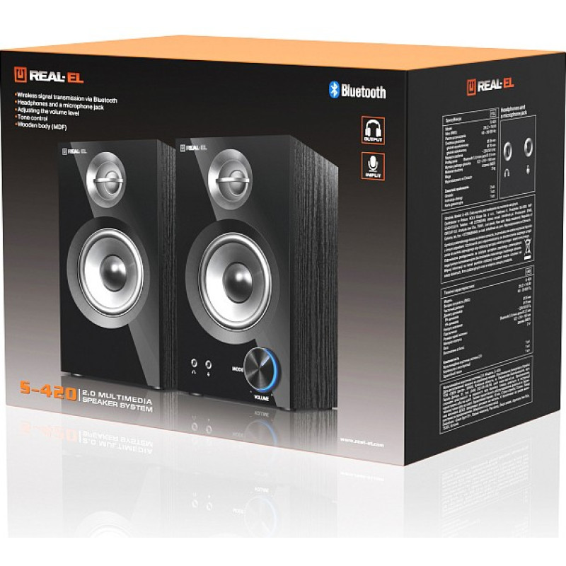 REAL-EL S-420 Black (EL121200011)