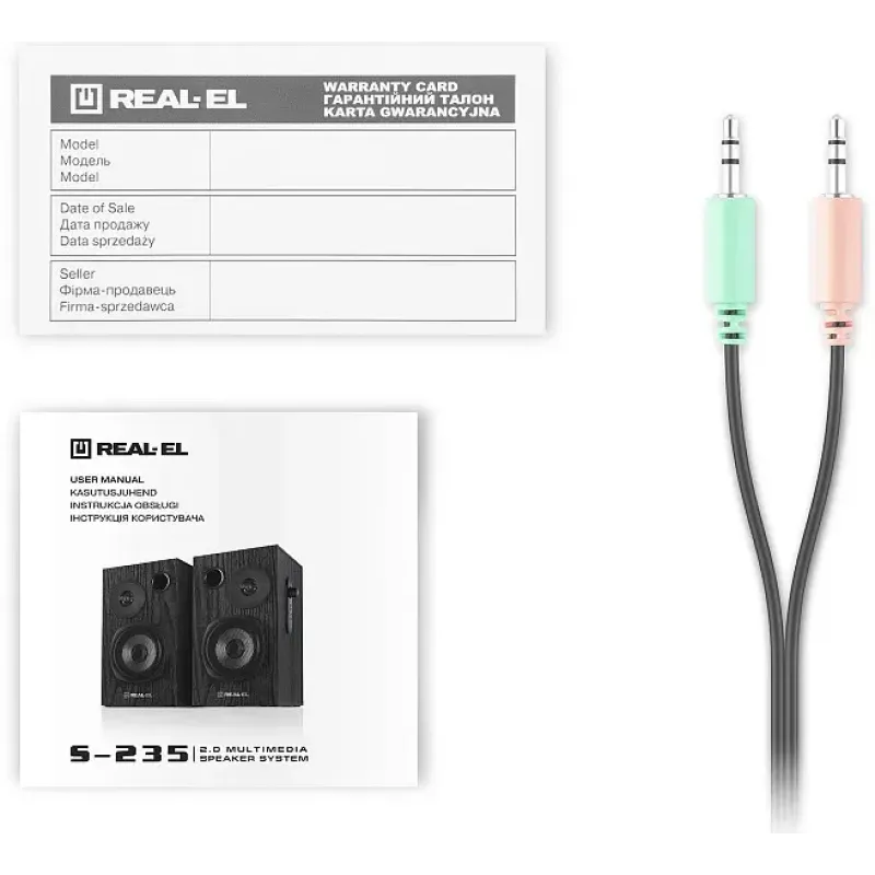Акустика REAL-EL S-235 Black (EL121200010)